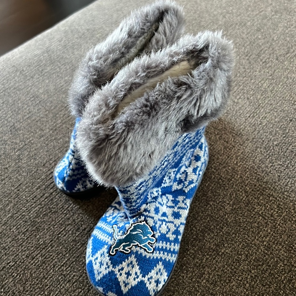 Detroit Lions Slipper Booties